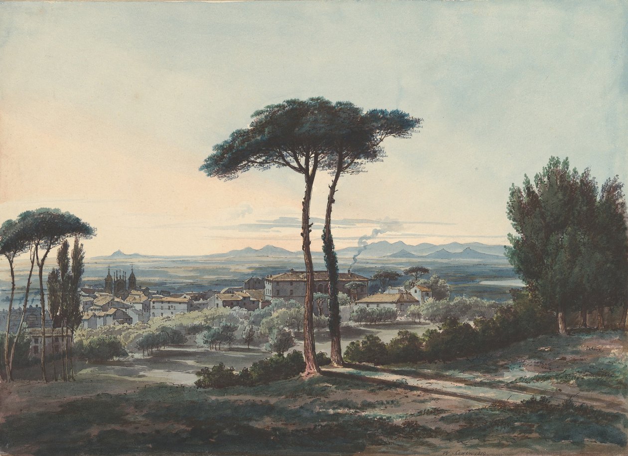 Frascati, nær Rom, 1819. af William Cowen