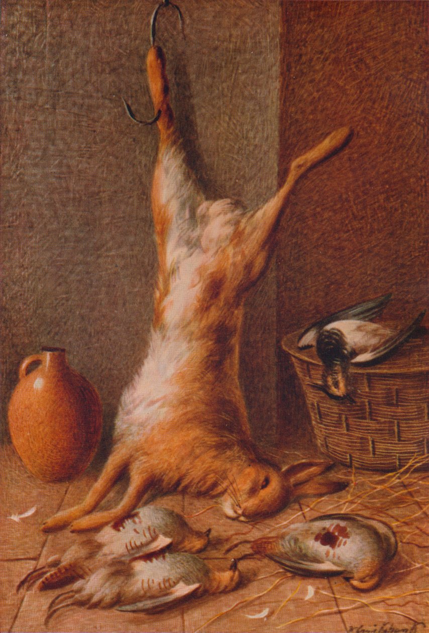 Stilleben Hare, c1895 af William Cruikshank