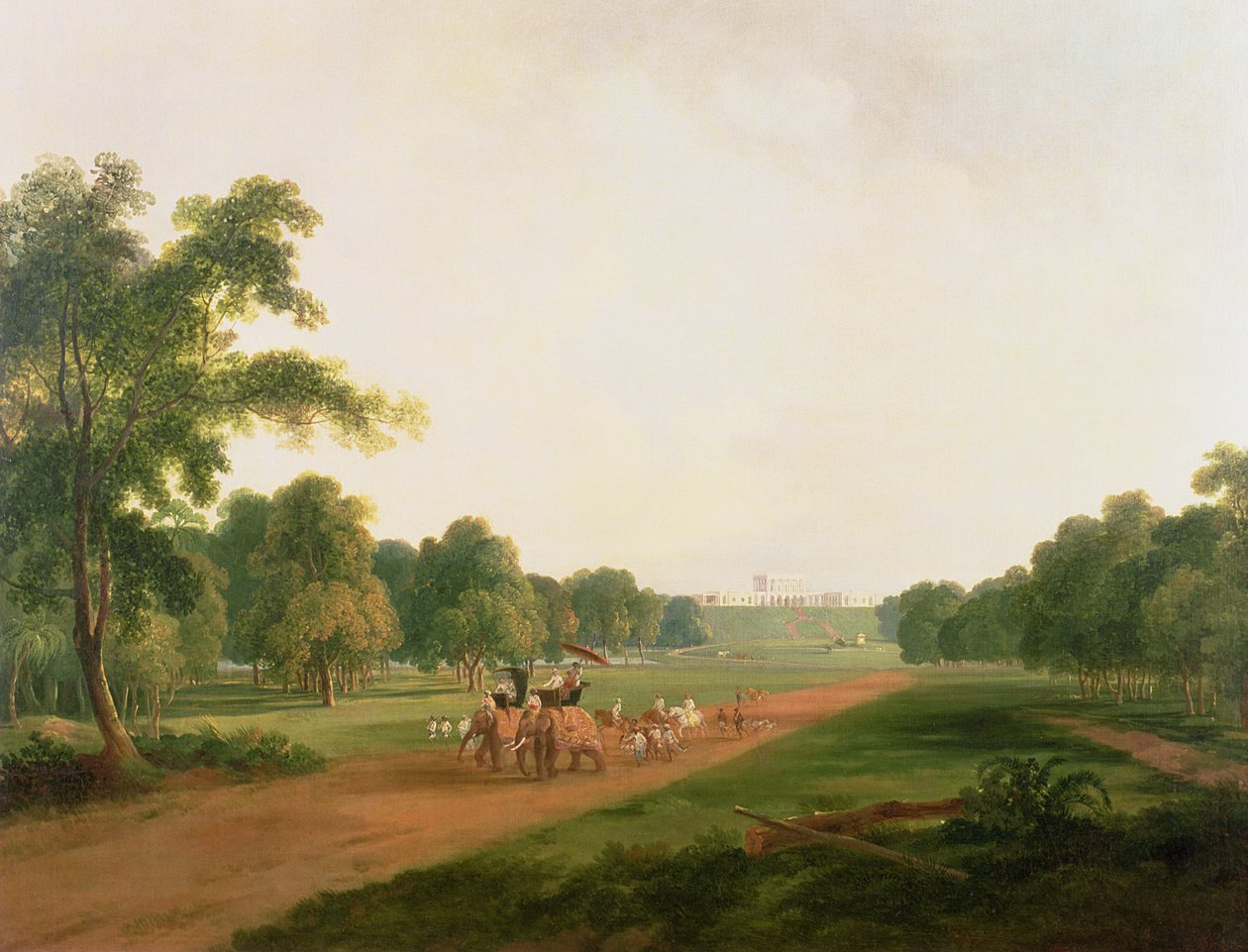En jagtfest i Indien af William Daniell