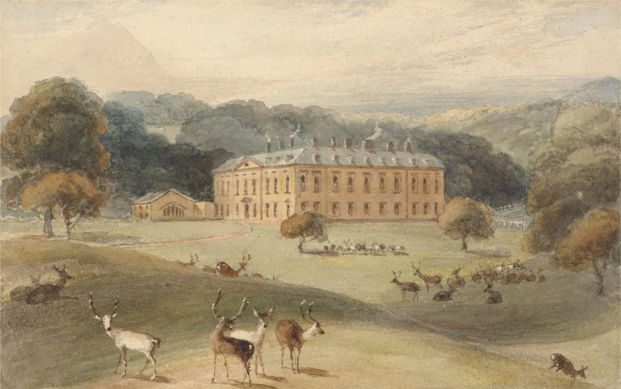 Althorp House, Northamptonshire af William Daniell