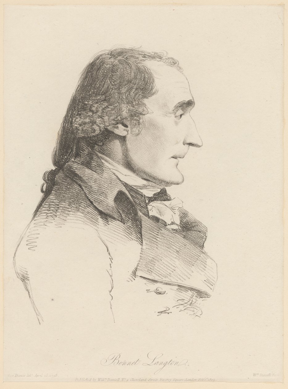 Bennet Langton af William Daniell
