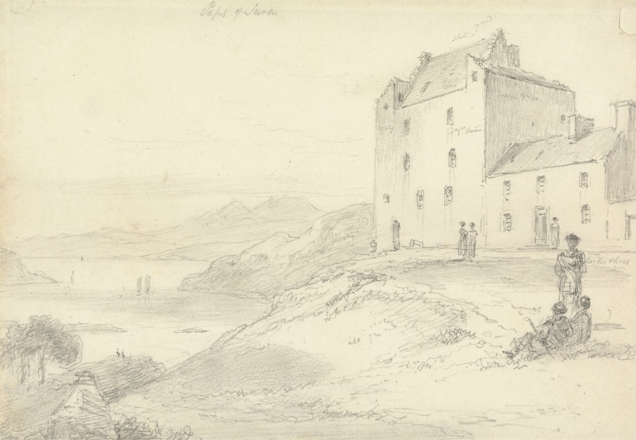 Craignish Castle, Jura af William Daniell
