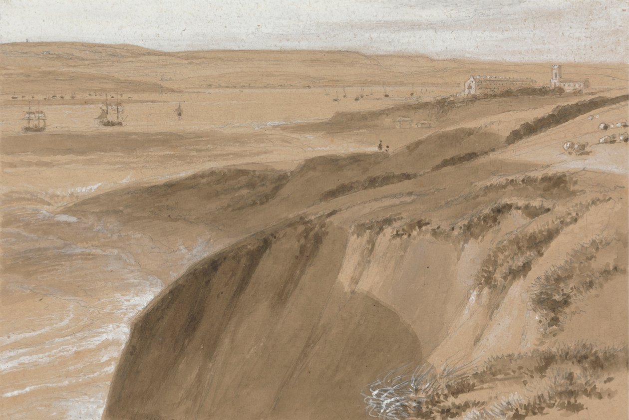 Exmouth, Devon af William Daniell