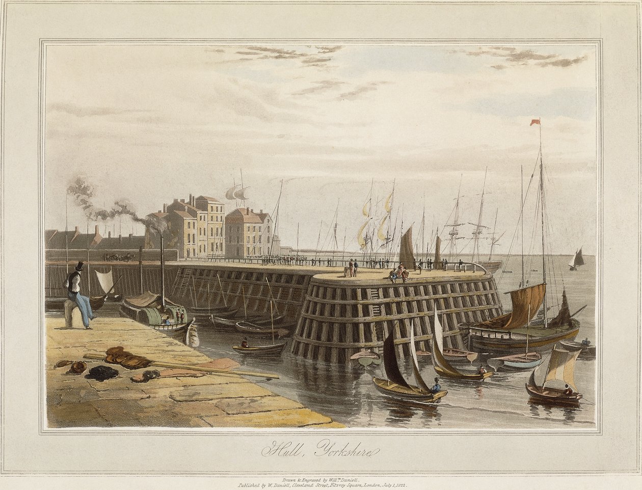Hull, Yorkshire af William Daniell