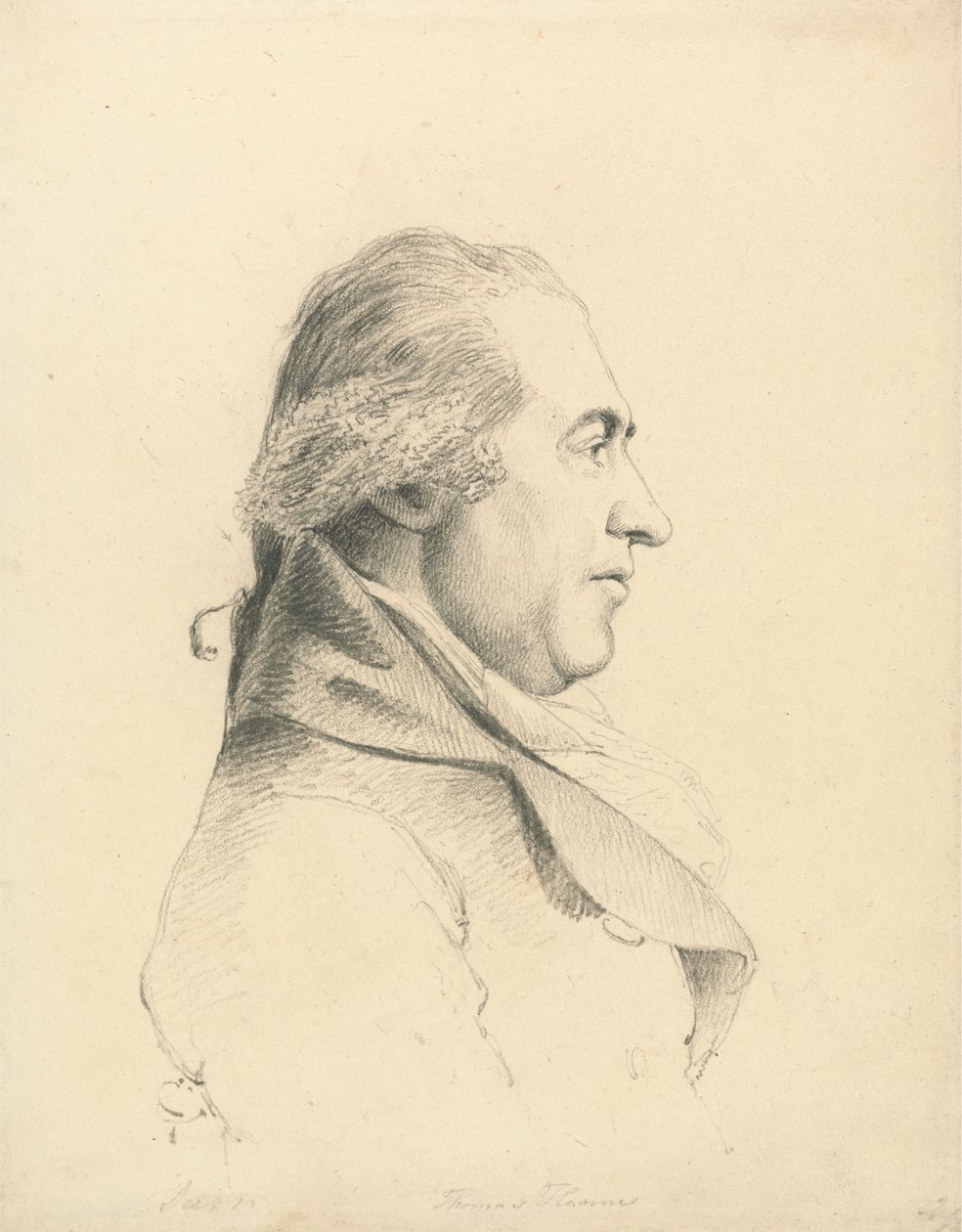 Portrætstudie af Thomas Hearne af William Daniell