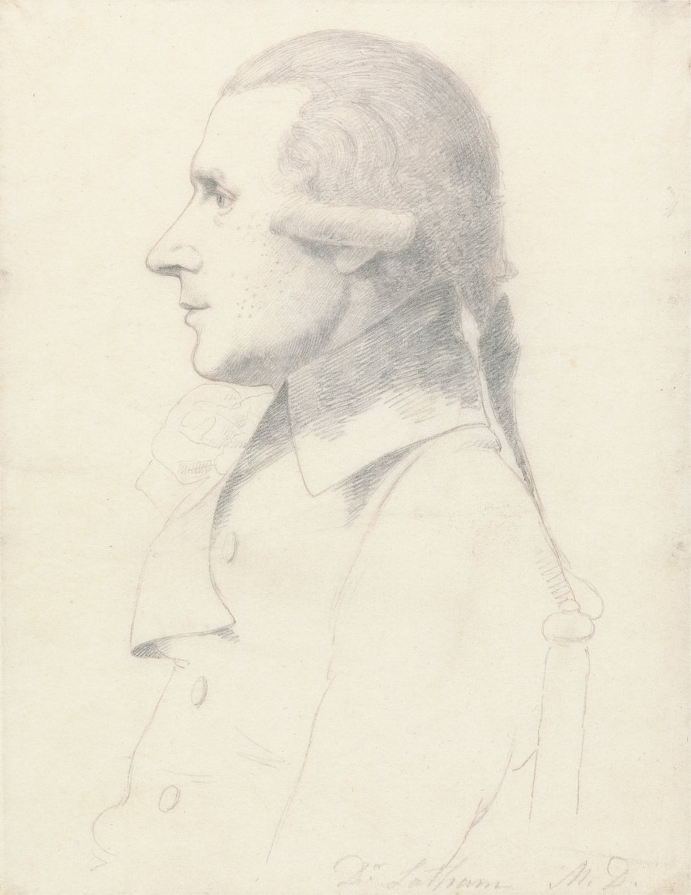 Portræt af Dr. Latham, M. D. af William Daniell