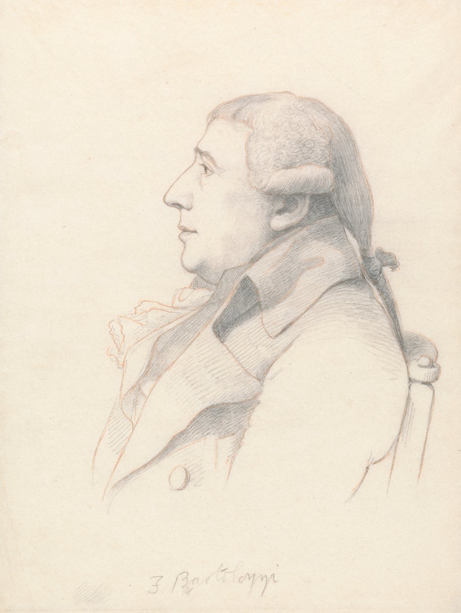 Portræt af Francesco Bartolozzi af William Daniell