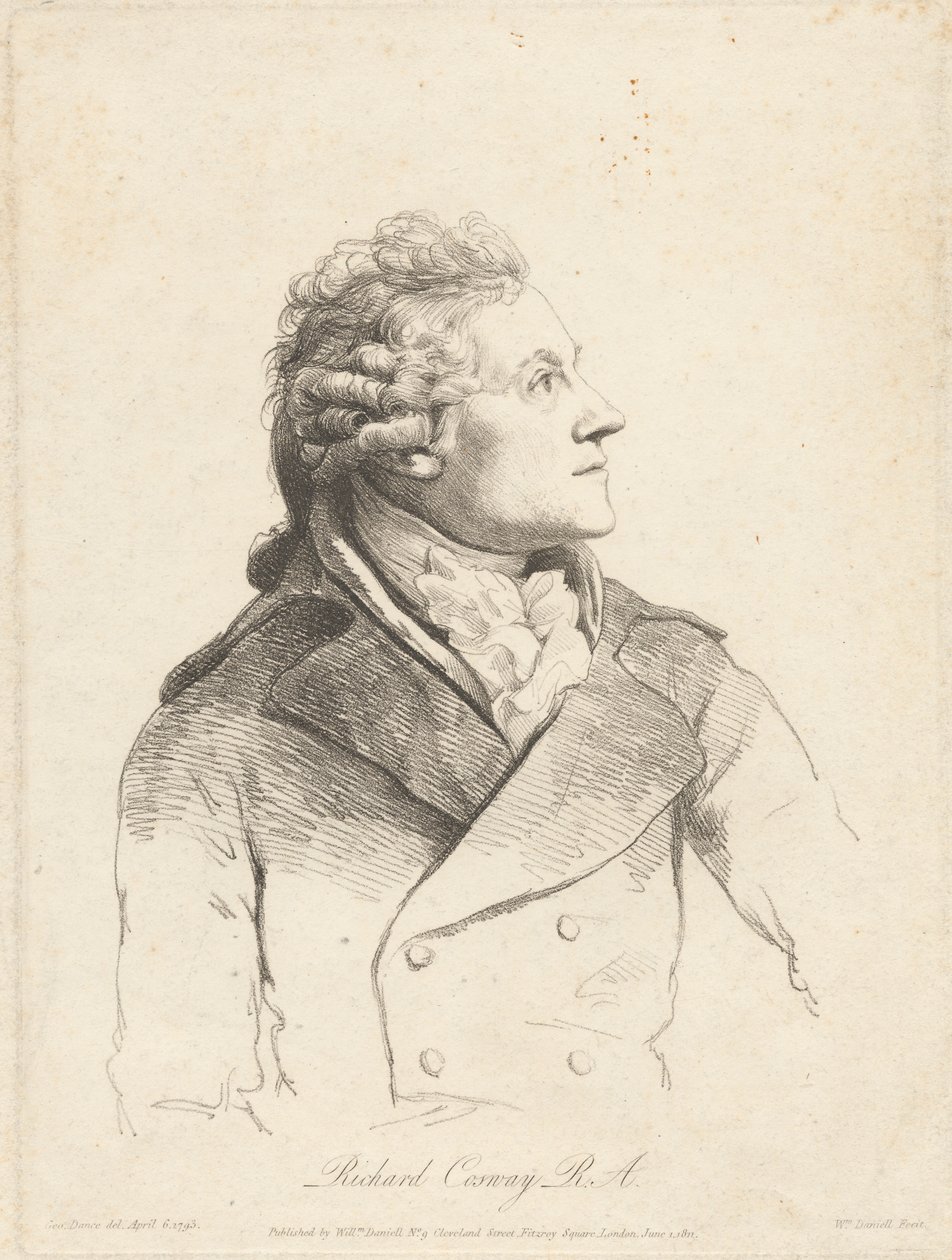 Richard Cosway, R.A. af William Daniell