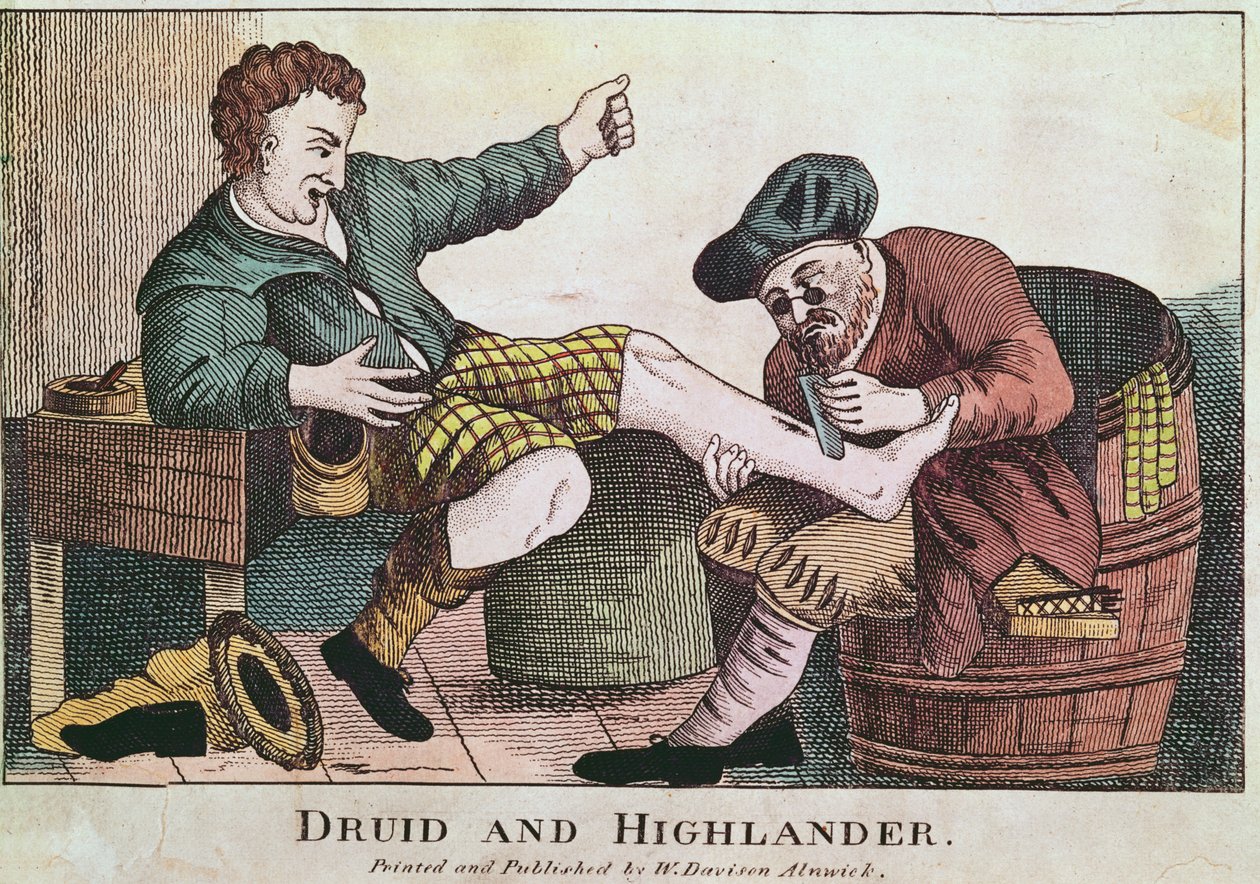 Druid and Highlander, 1815 af William Davison