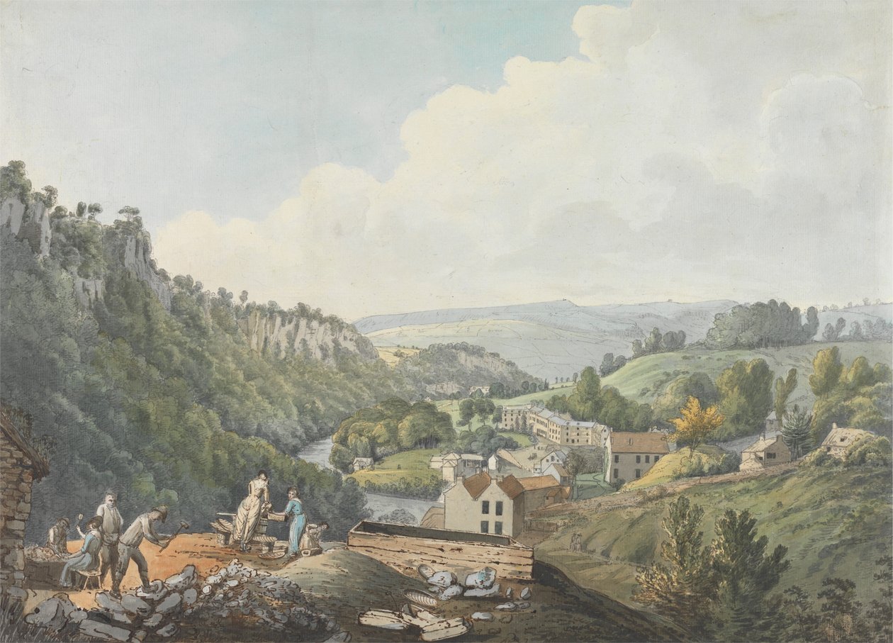 Matlock Baths, Derbyshire af William Day