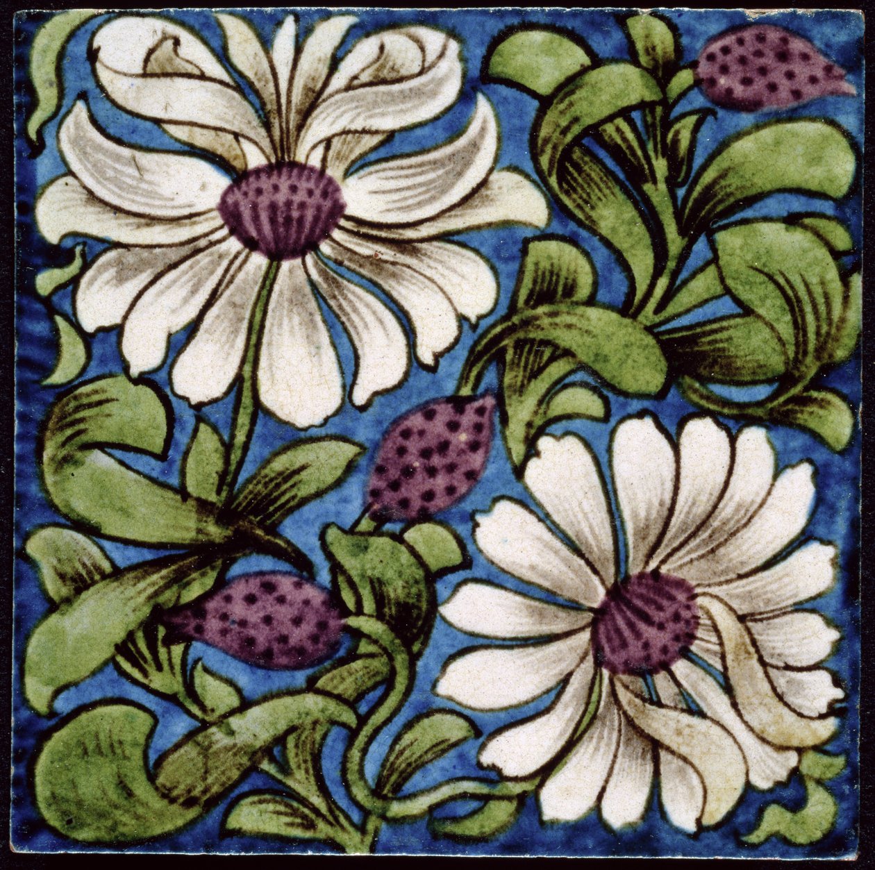Blomsterkvist, 1880-1890 af William de Morgan