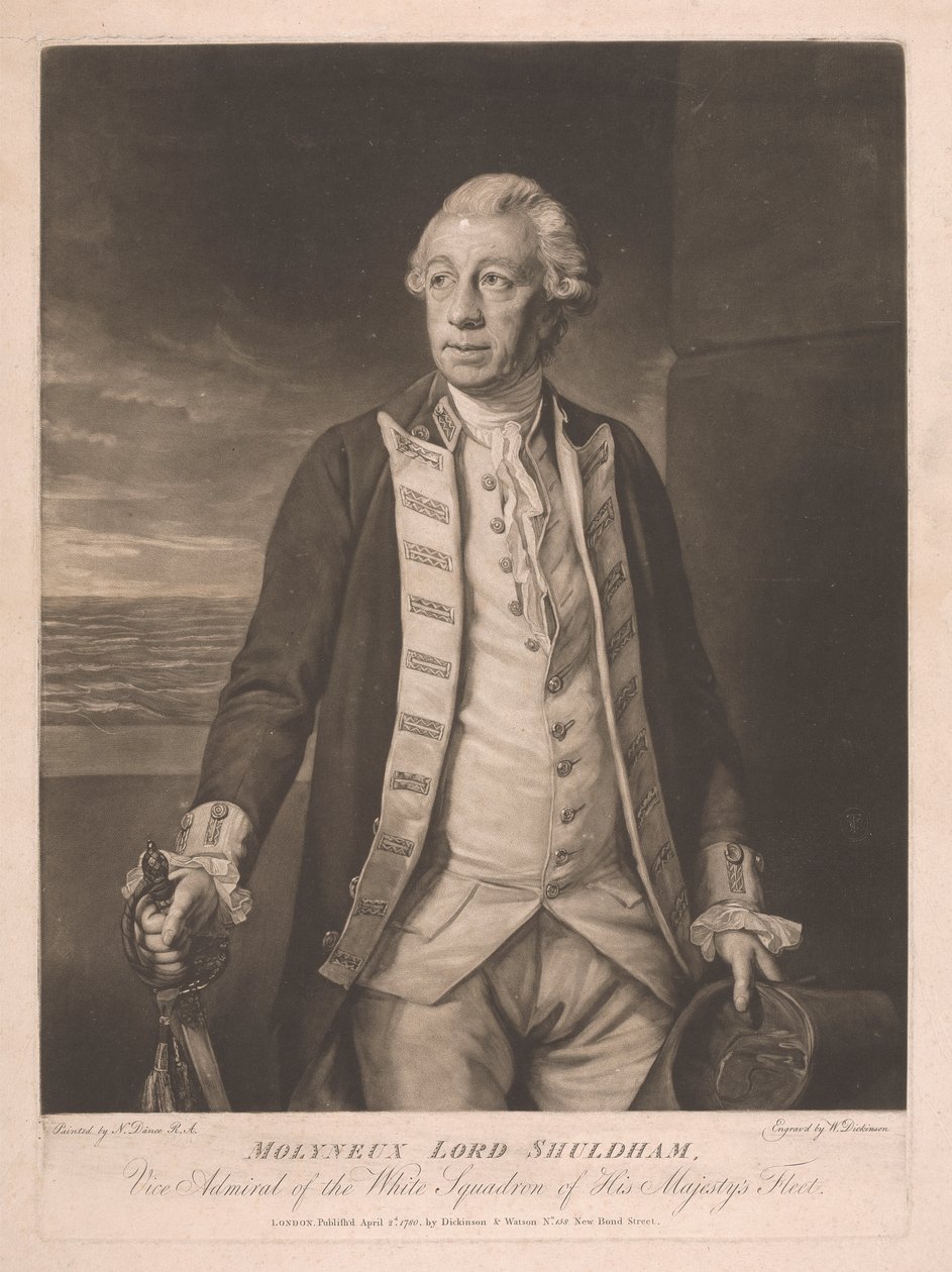 Molyneux Lord Shuldham af William Dickinson