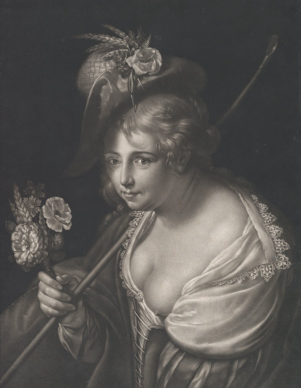 Portræt af Helena Fourment, 1780. af William Dickinson