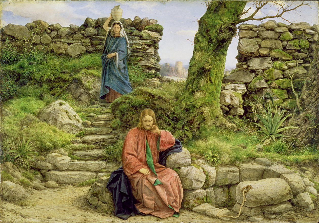 Kvinden fra Samaria, 1860 af William Dyce