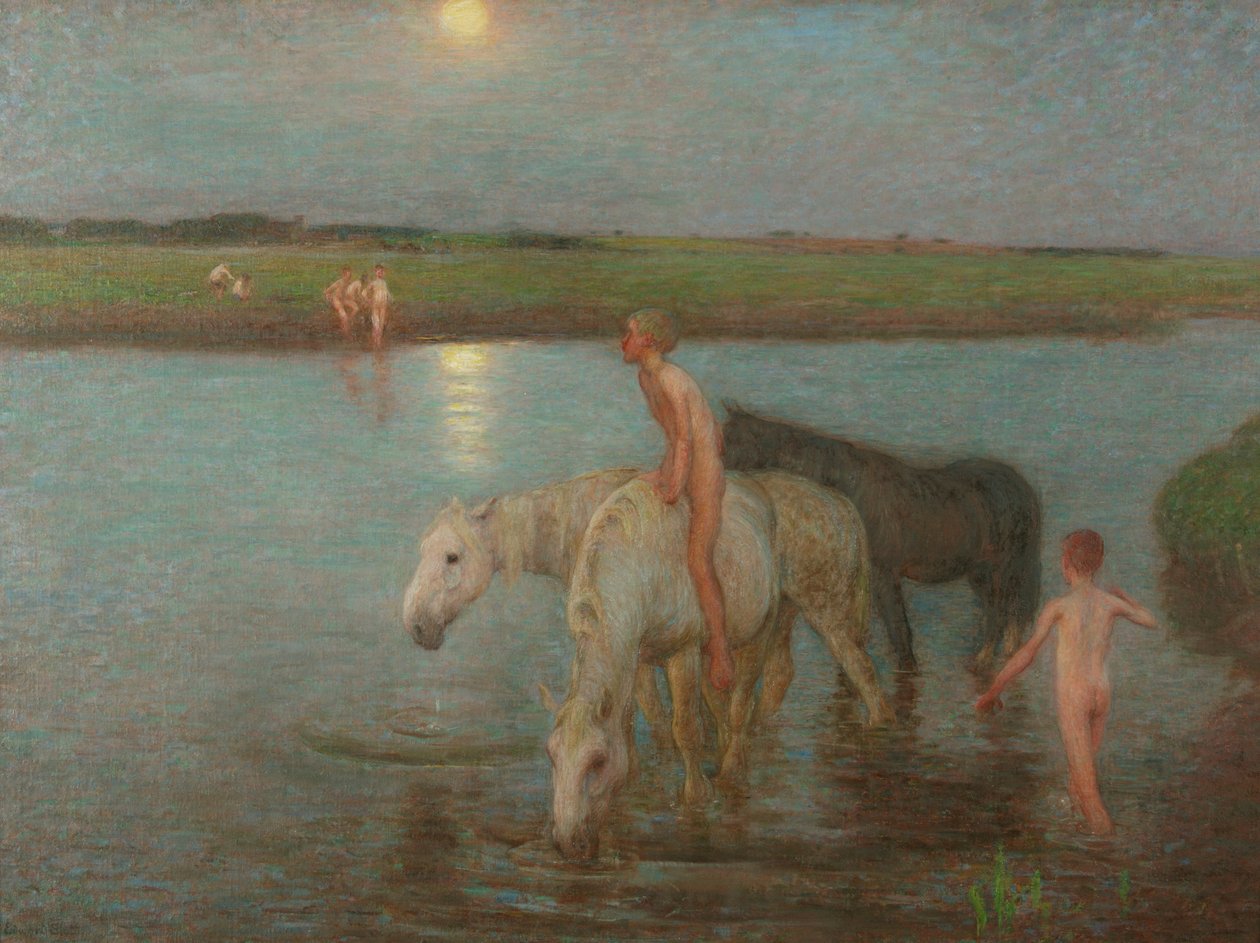 Flodbredden af William Edward Stott