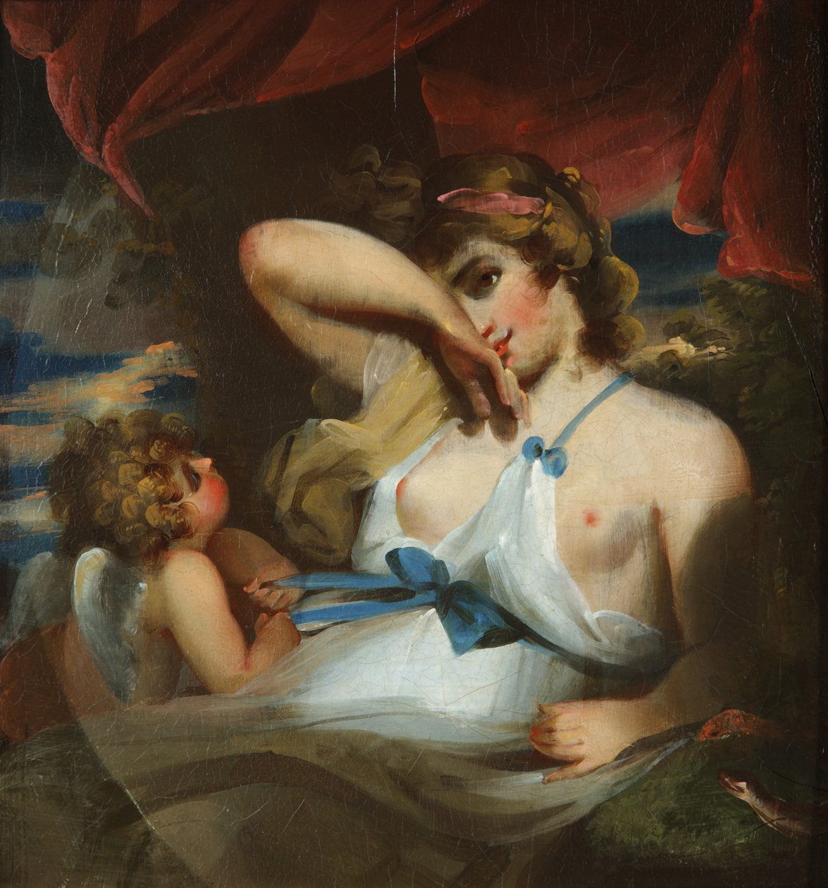 Gudinde og Amor af William Etty