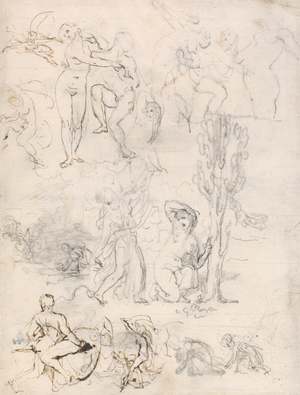 Ark med skitser af William Etty