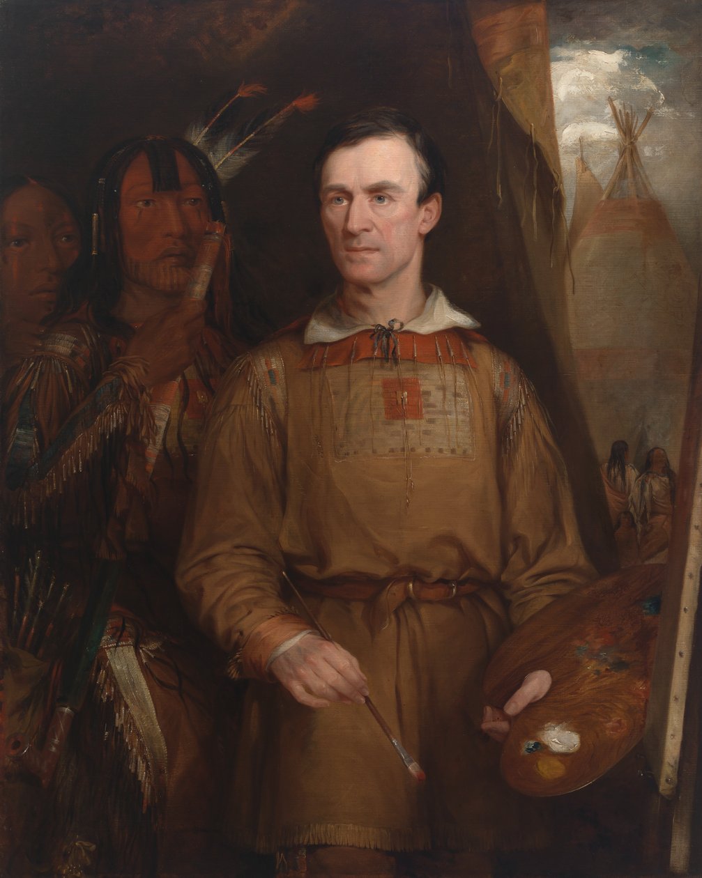 George Catlin, 1849. af William Fisk
