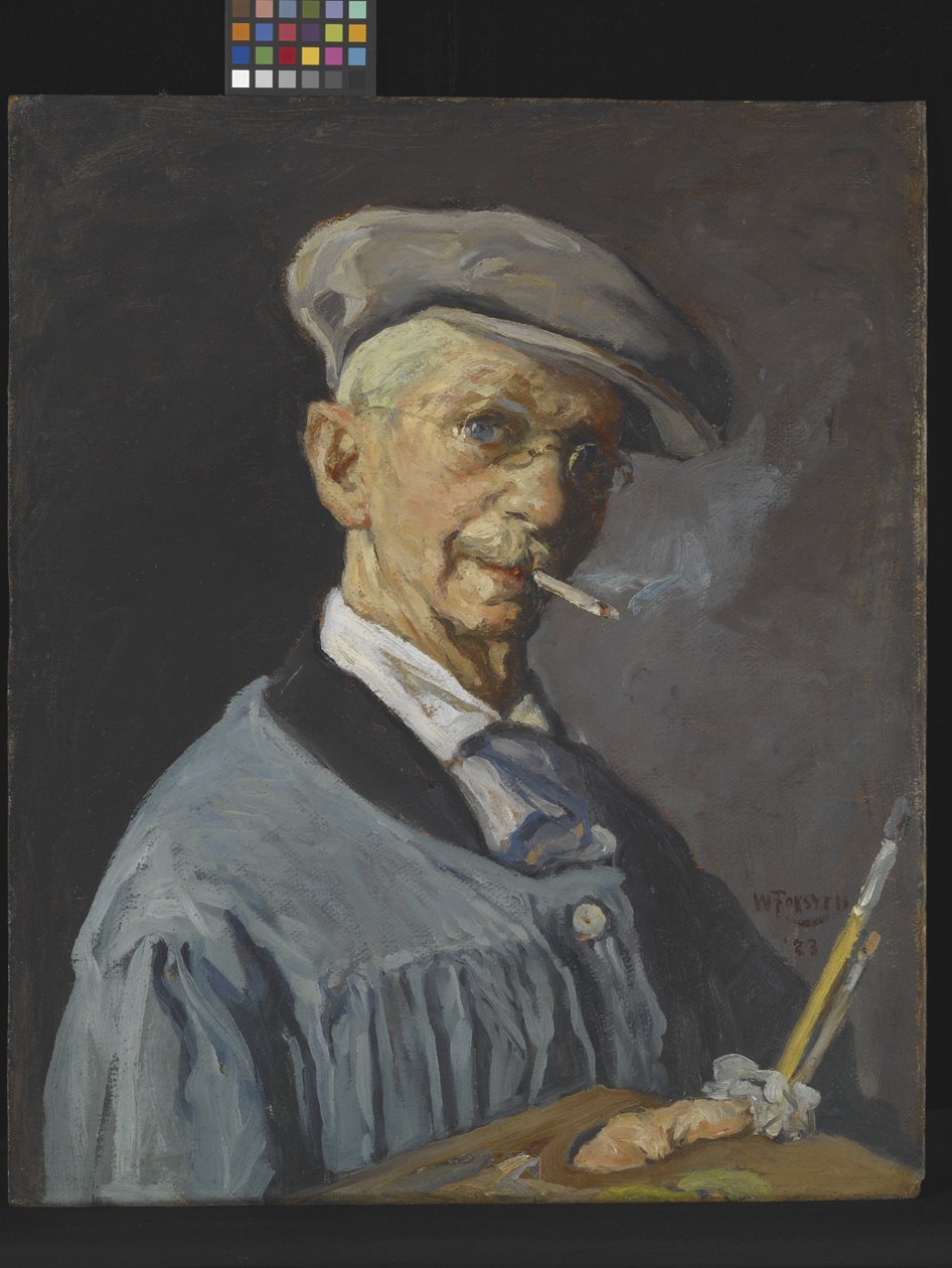 Malermanden (olie på lærred) af William Forsyth