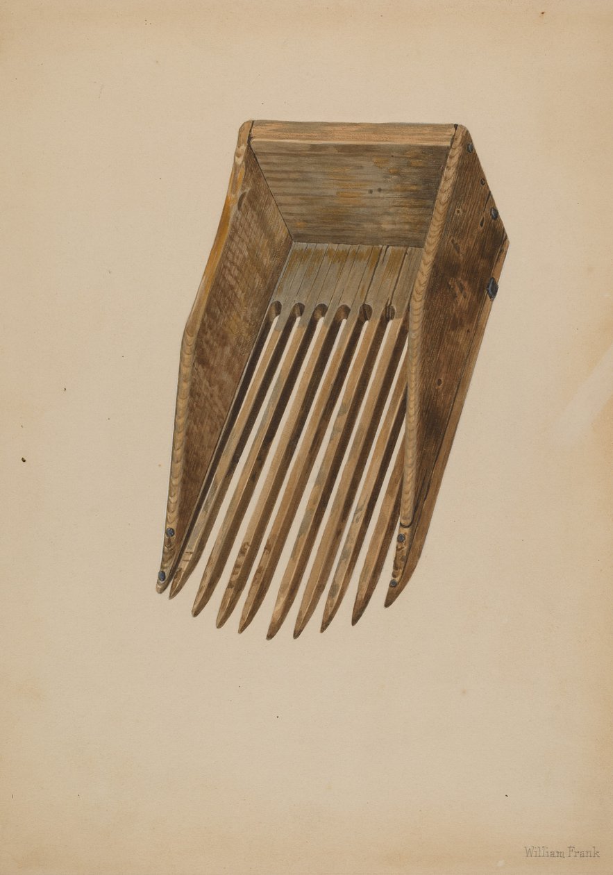 Tranebærhøstske, ca. 1942. af William Frank
