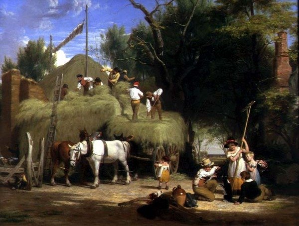 Stable hø af William Frederick Witherington