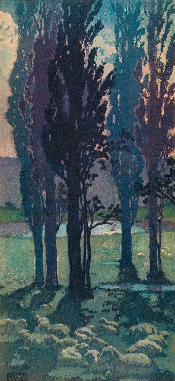 Septembermånen, c1901, 1928 af William Giles