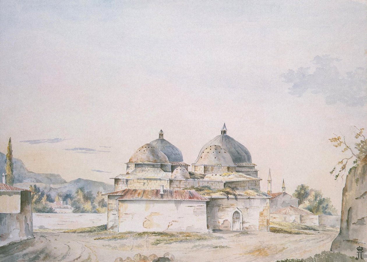 Bade i Bakhchisaray, 1787 af William Hadfield