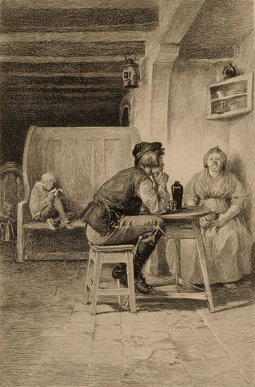 Uden titel (scene på en pub) af William Harry Warren Bicknell