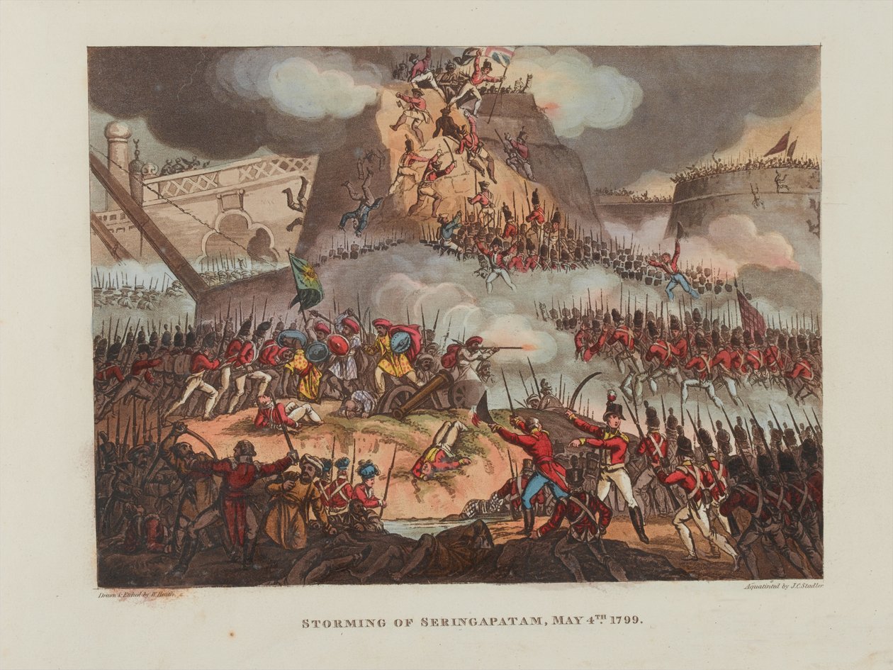 Stormning af Seringapatam af William Heath