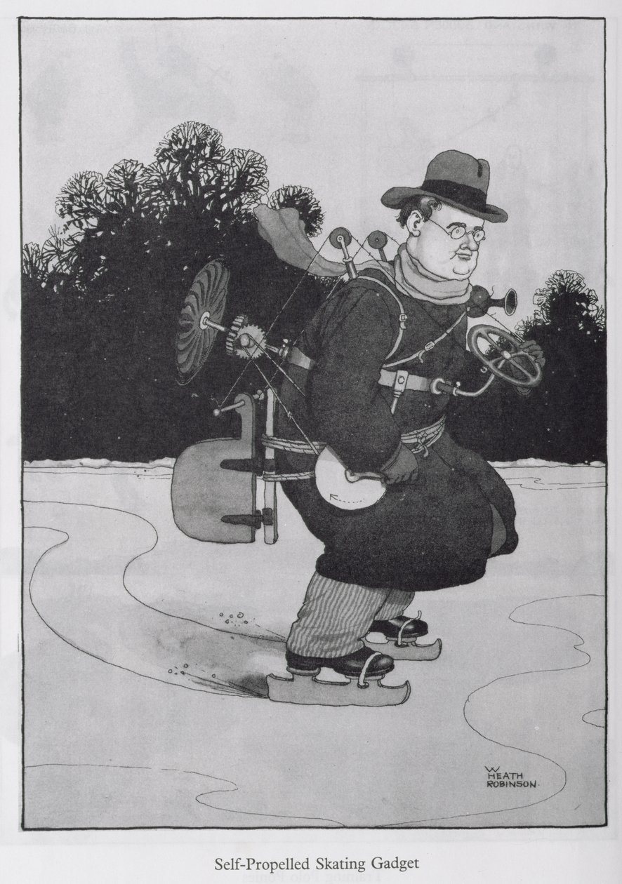 Selvkørende skøjtegadget, illustration fra 