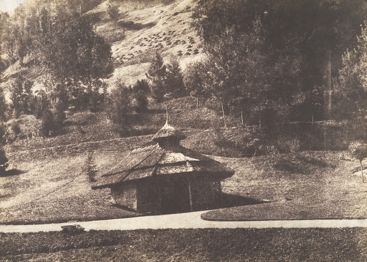 Rustik pavillon i Eaux-Bonnes, 1854. af William Henri Gebhard.