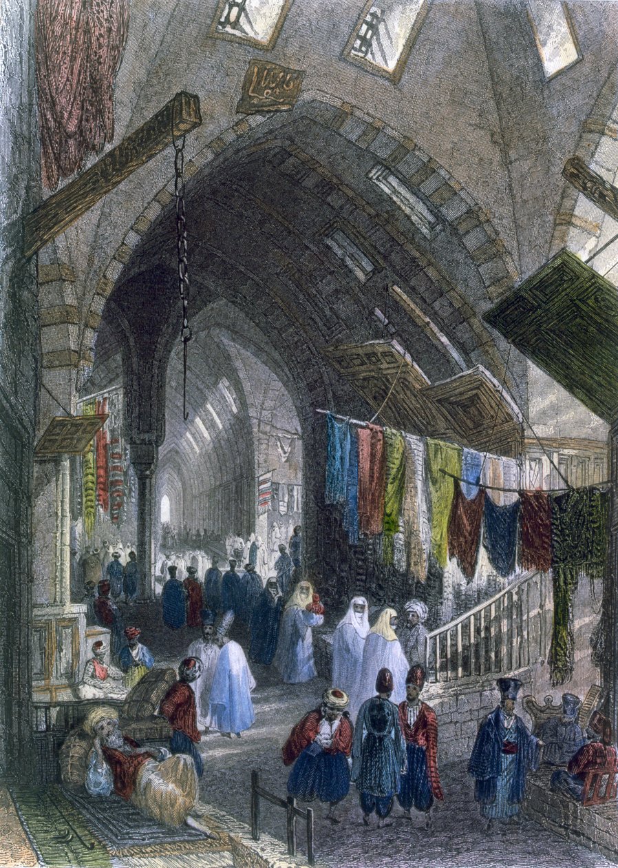 A Scene in the Tchartchi, ca. 1850 af William Henry Bartlett