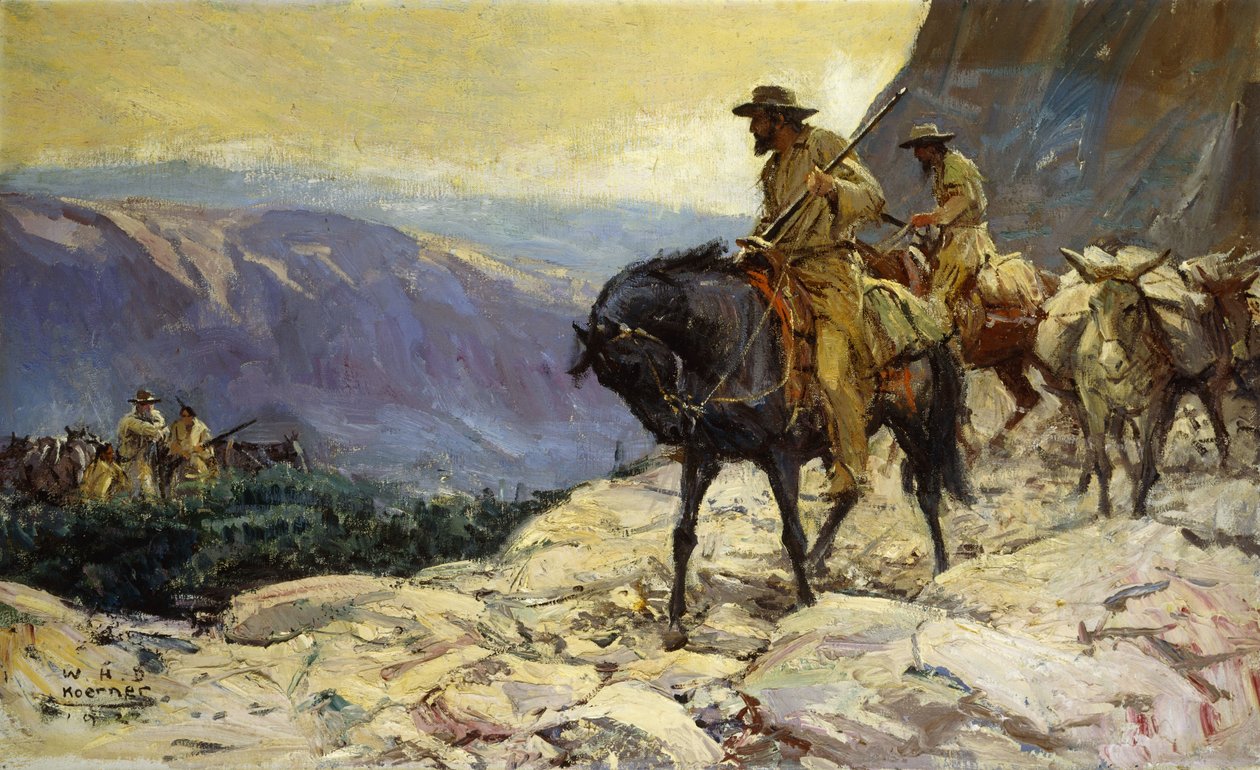 Jægere og Packmules af William Henry Dethlef Koerner