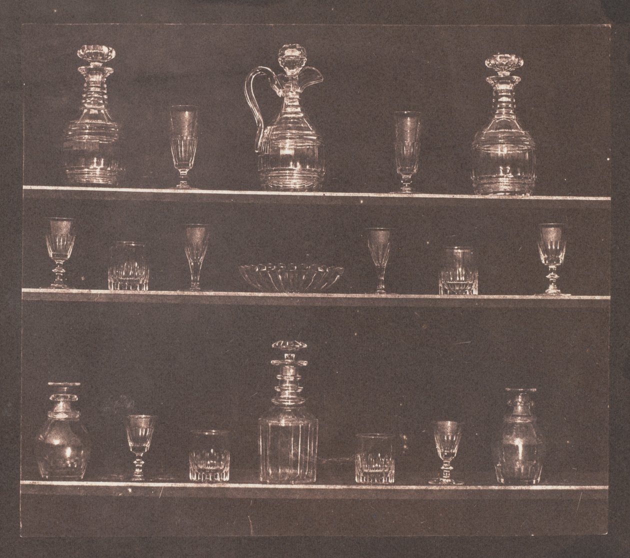 Varer af glas, 1844. af William Henry Fox Talbot