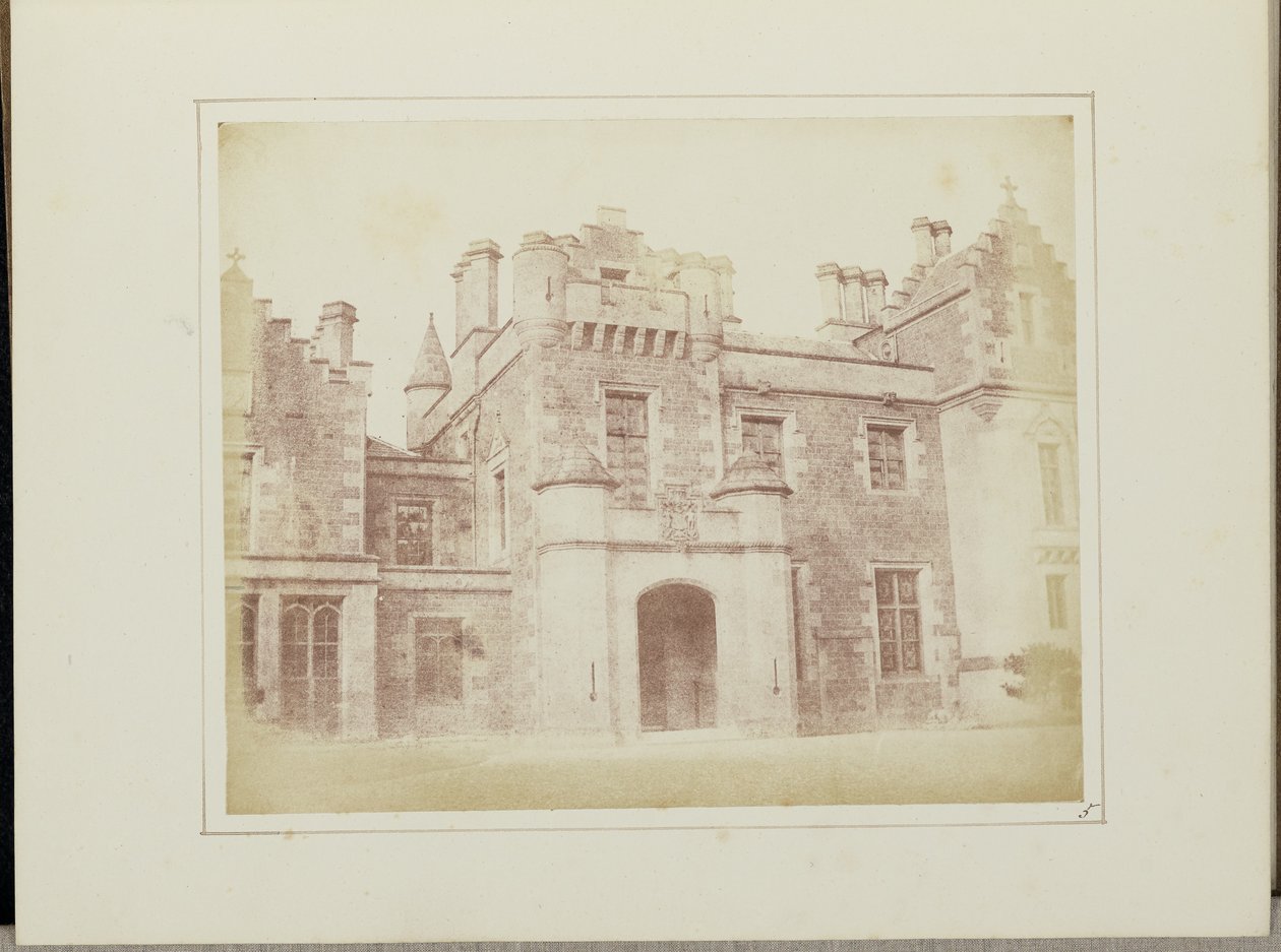 Hall Door, Abbotsford af William Henry Fox Talbot