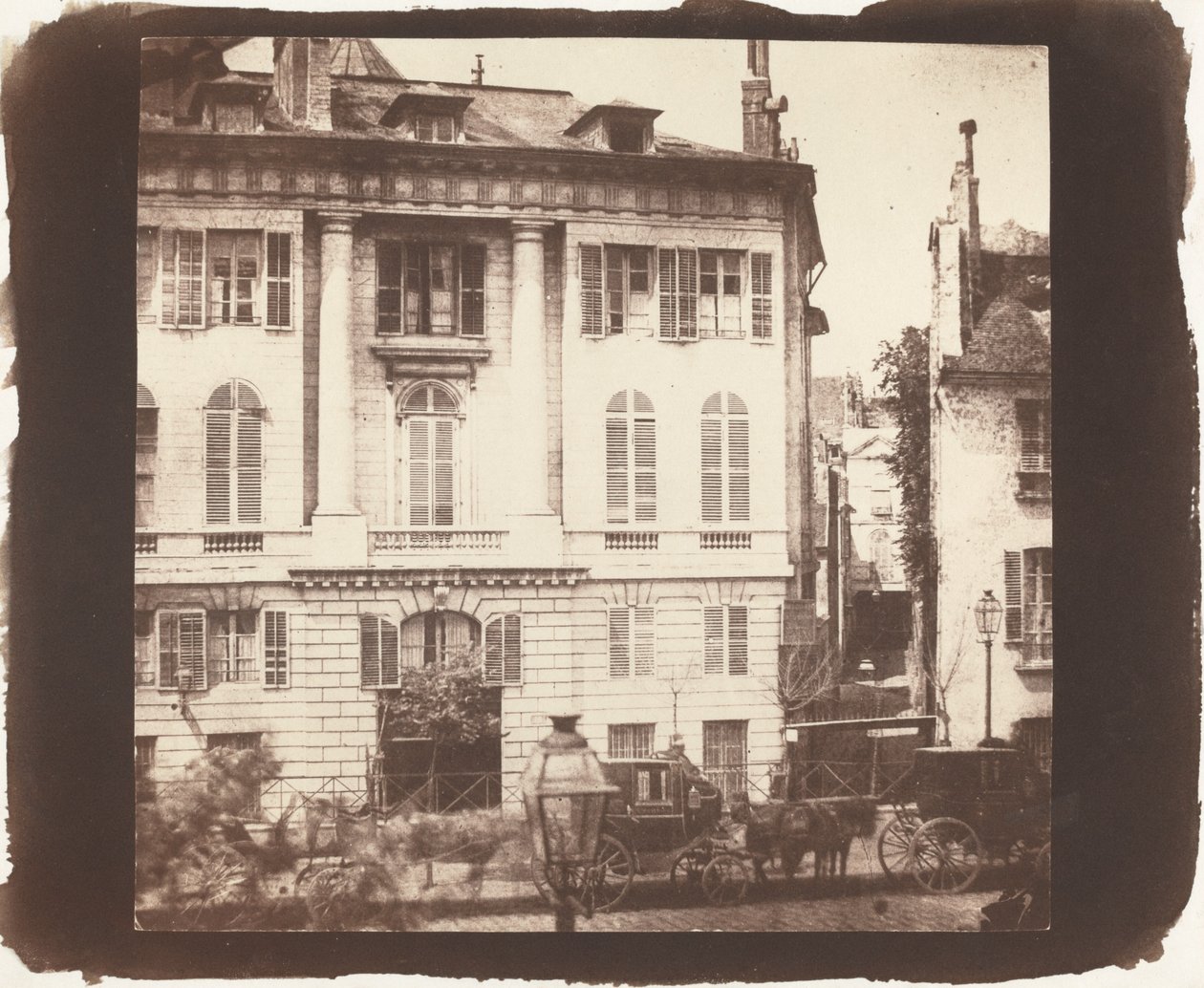 Boulevards i Paris, 1843 (foto) af William Henry Fox Talbot