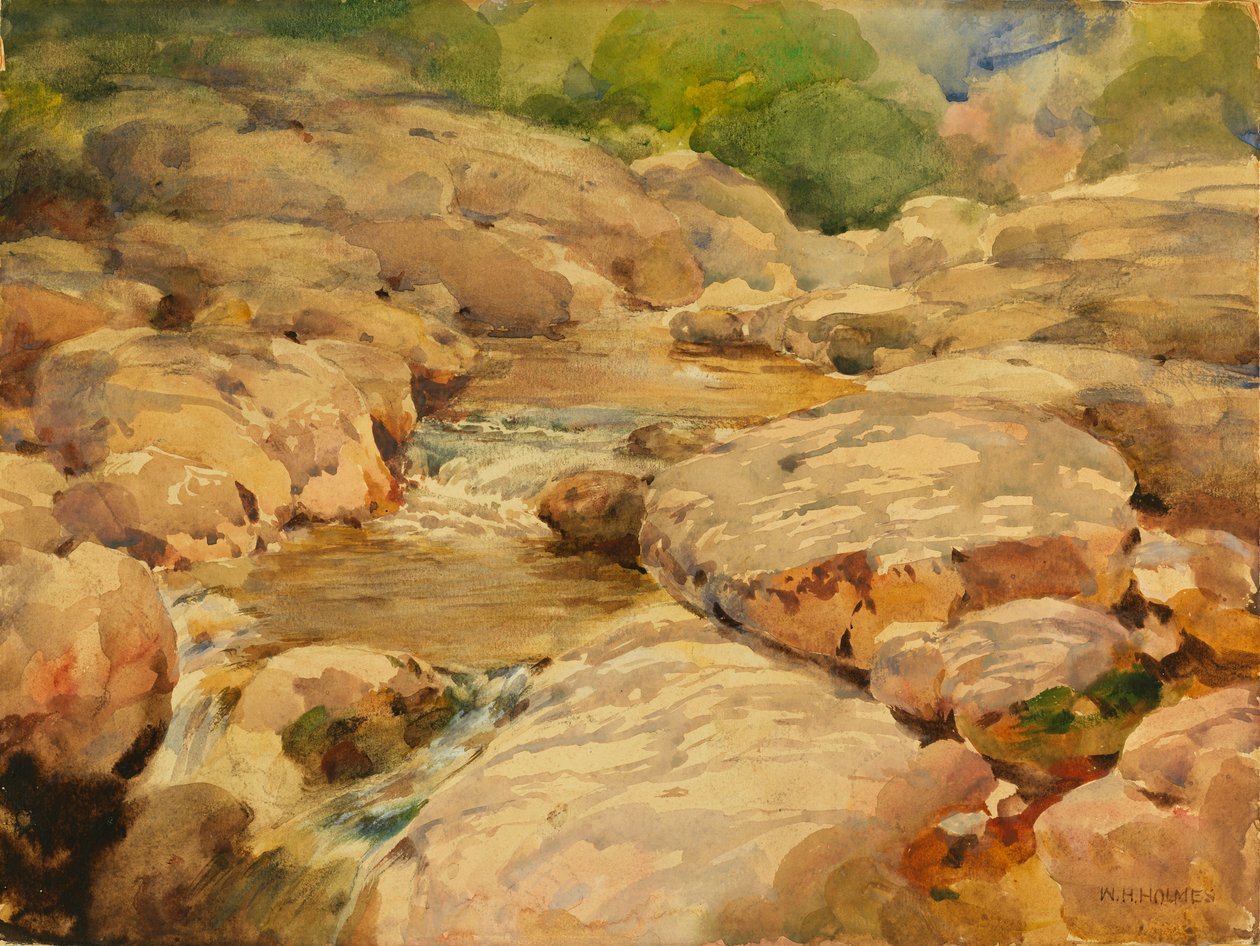 The Placid Potomac, n.d. af William Henry Holmes