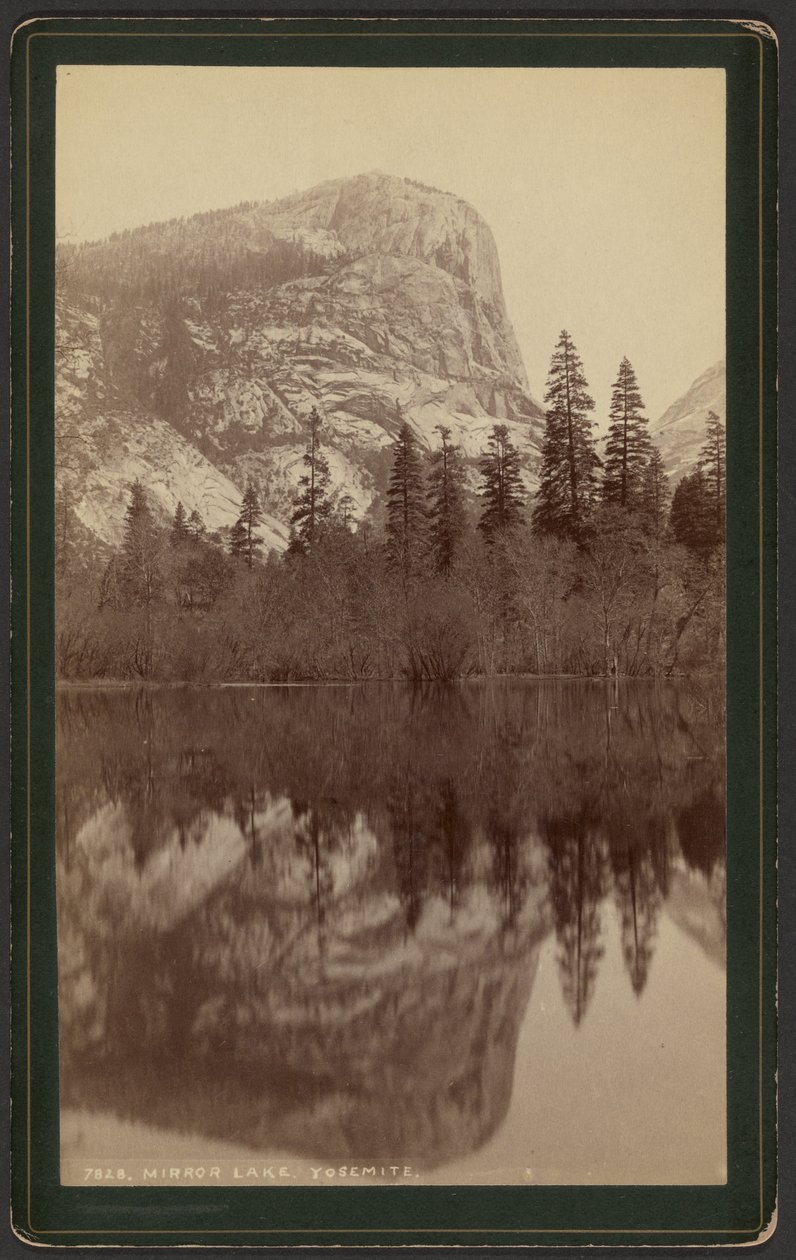 Mirror Lake. Yosemite. af William Henry Jackson