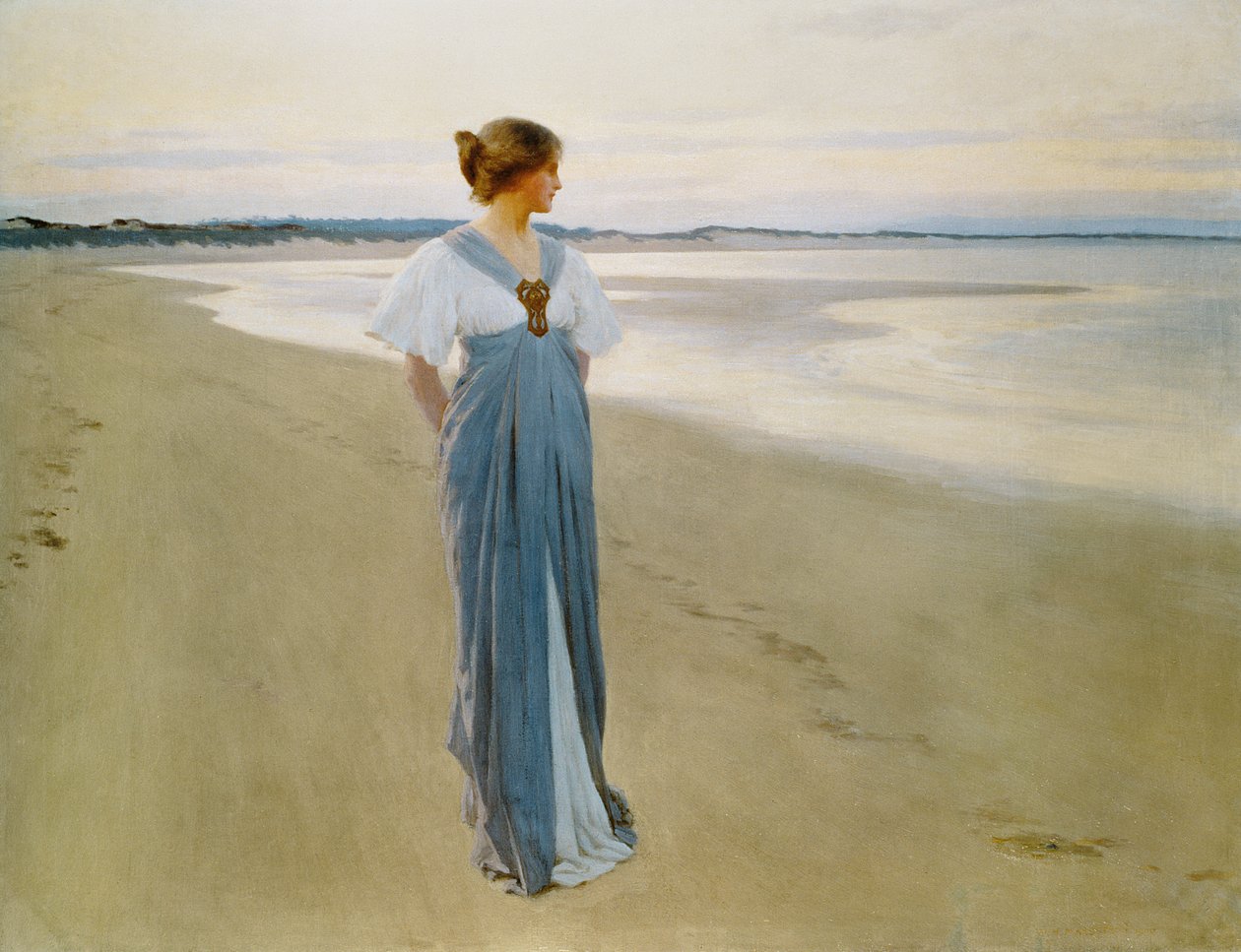 Stranden, 1900 af William Henry Margetson
