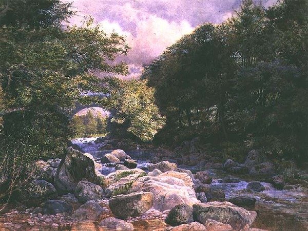 Floden Deveron af William Henry Millais