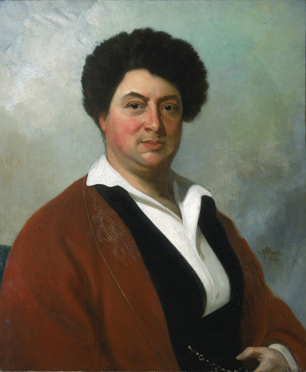 Portræt af Alexandre Dumas af William Henry Powell