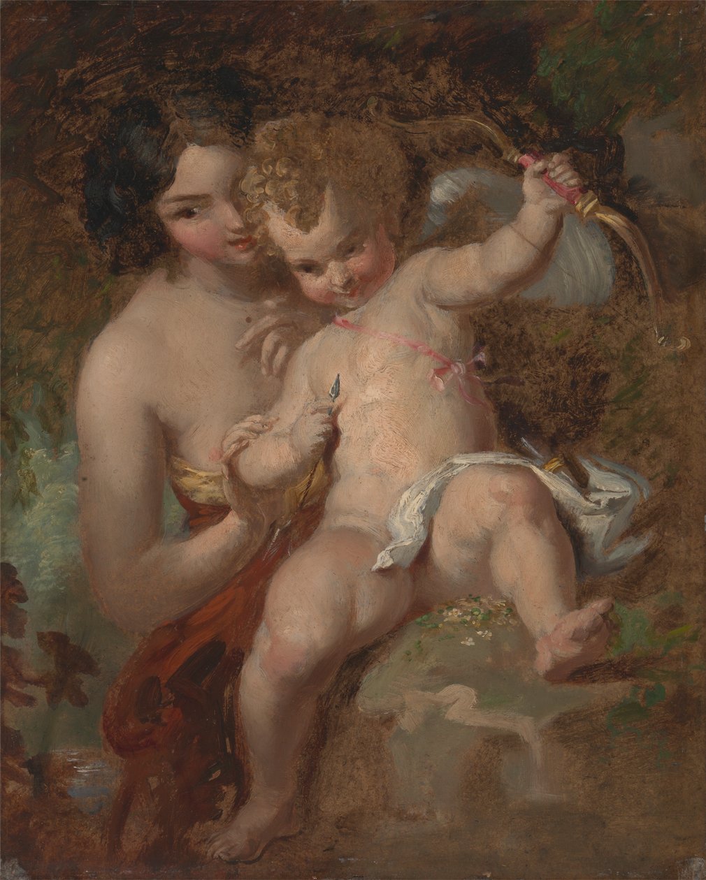 Amor bevæbnet af William Hilton