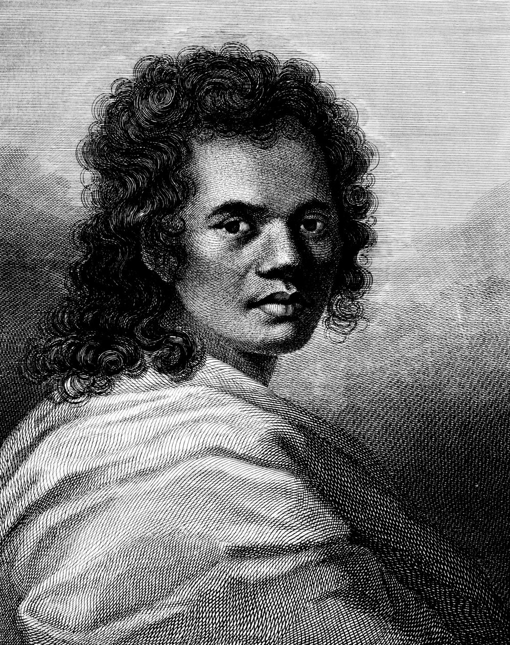 Omai, graveret af J.Caldwall, 1777 af William Hodges