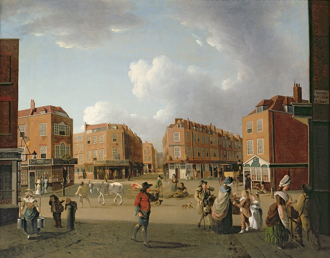 Seven Dials, Covent Garden af William Hodges
