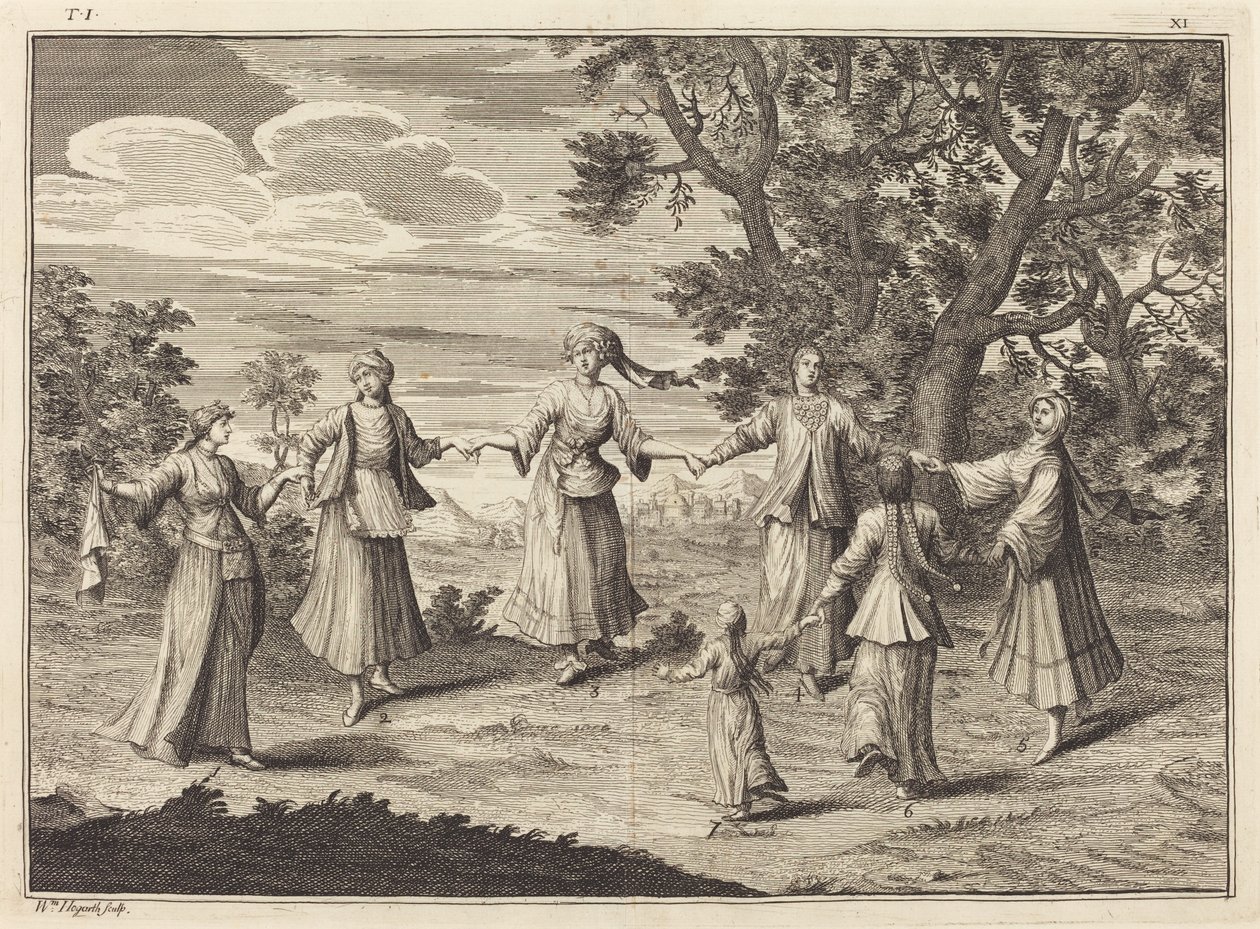 En indfødt dans af William Hogarth