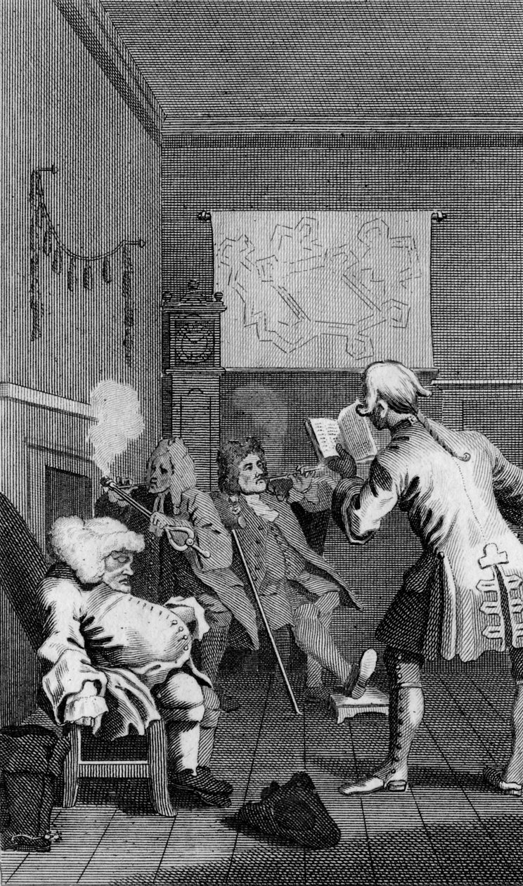 Frontispice til Tristram Shandy af William Hogarth af William Hogarth