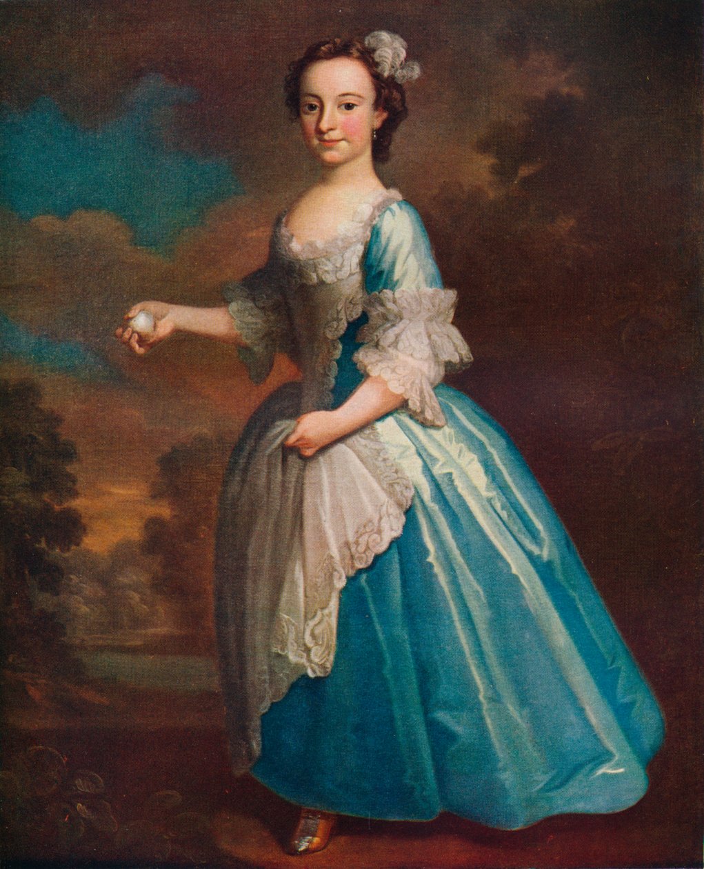Miss Elizabeth Hatch, af William Hogarth., 1929 af William Hogarth