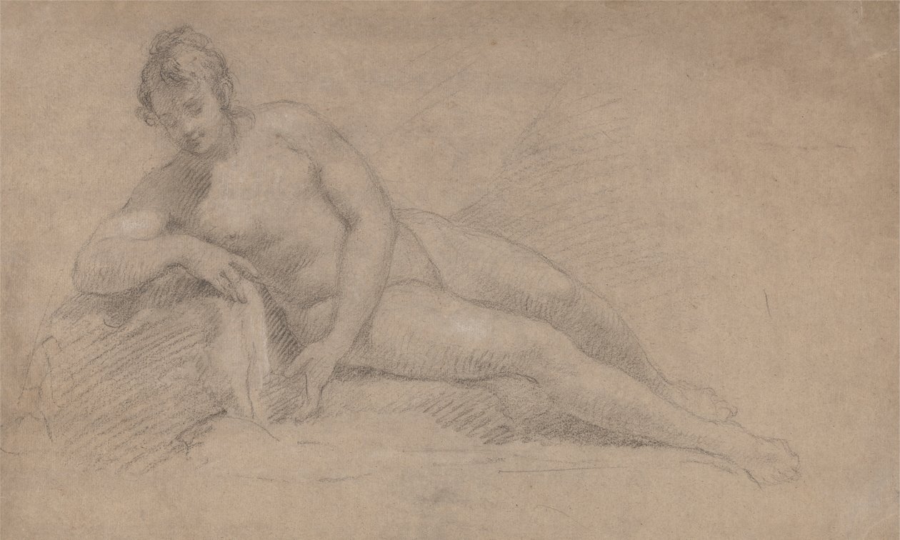 Undersøgelse af en nøgen kvinde af William Hogarth