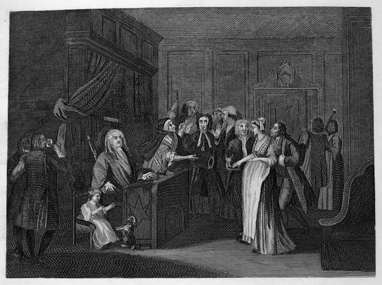 sværger et barn af William Hogarth