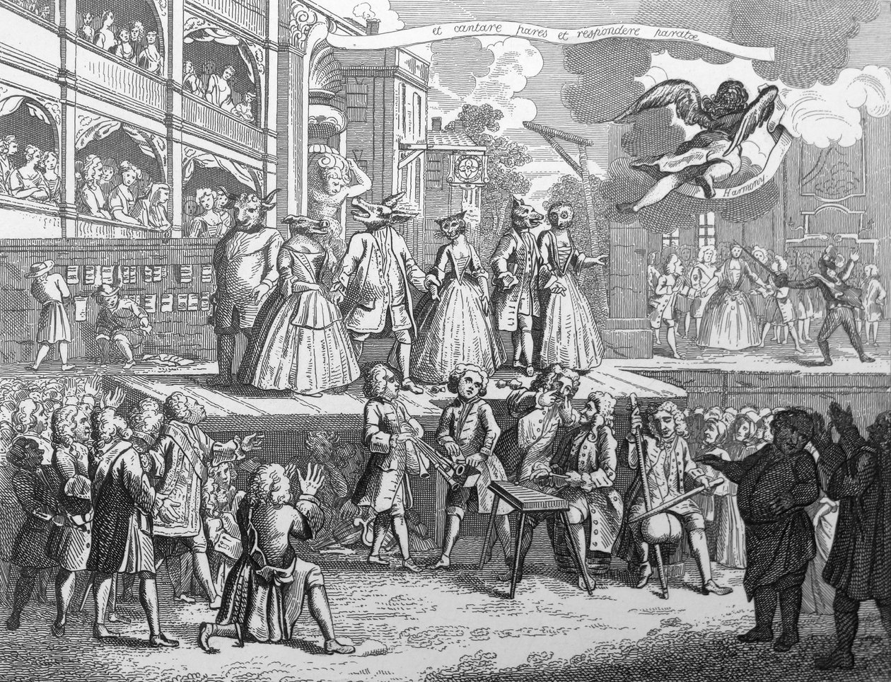 Tiggeroperaen kobber af William Hogarth